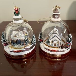 ❄️ Thomas Kinkaid Snowglobe Ornaments